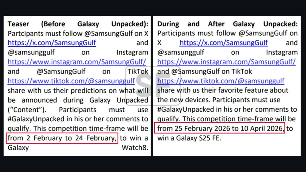 Samsung leaks Unpacked date