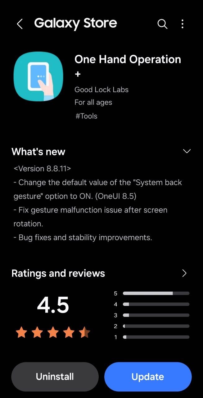 Samsung One Hand operation+ gets Widget Popup feature improvements ...