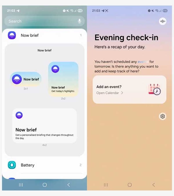 Samsung One UI 9 Now Brief