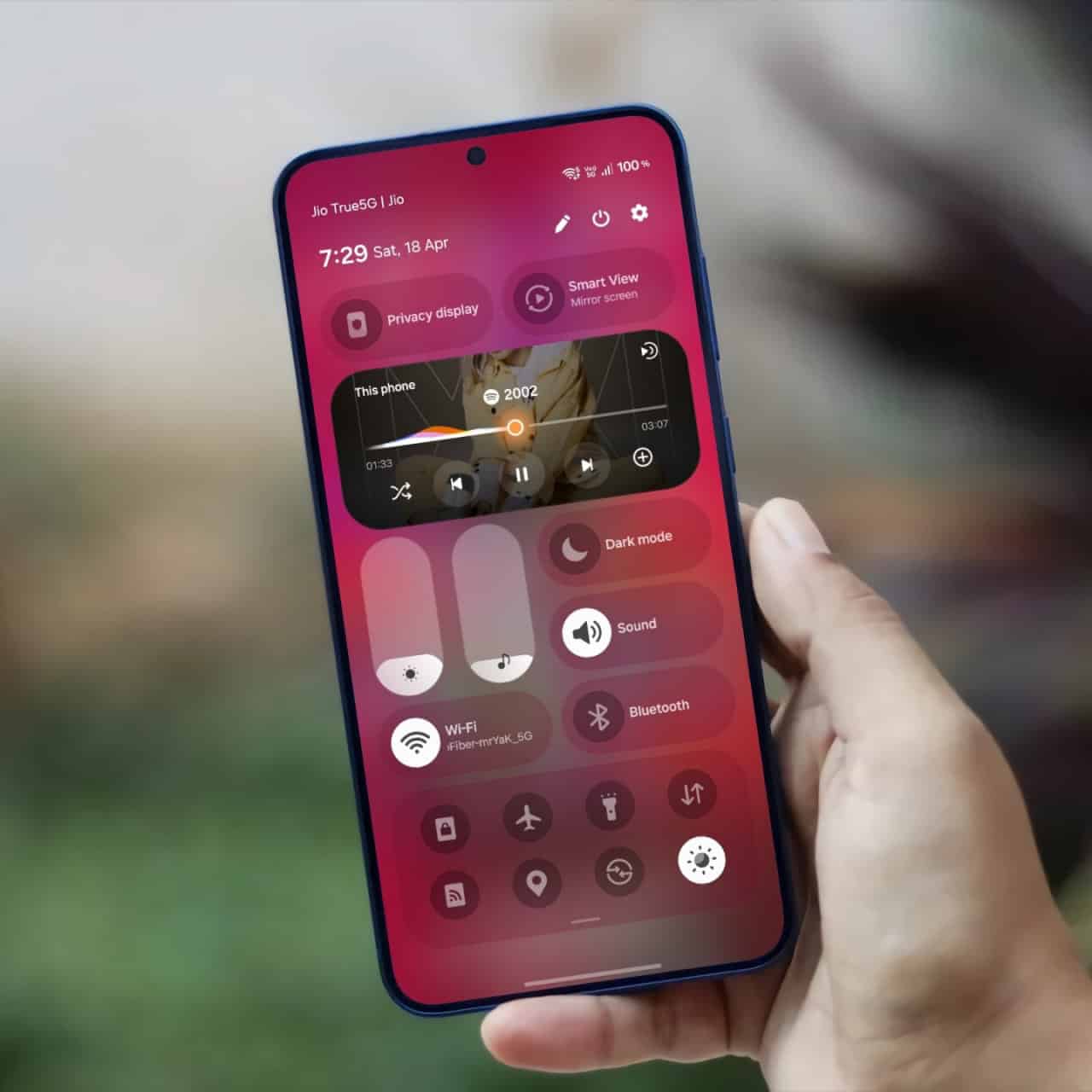 One UI 9 decouples Brightness & Sound toggles from sliders - Sammy Fans