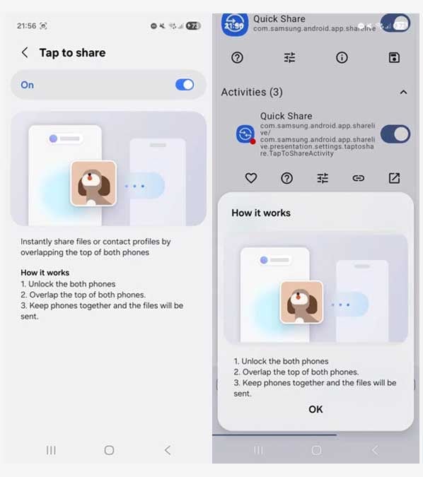 Samsung One UI 9 Tap to Share