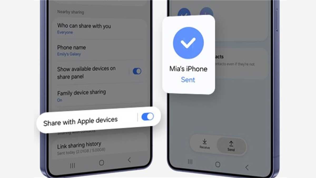 Samsung Galaxy AirDrop