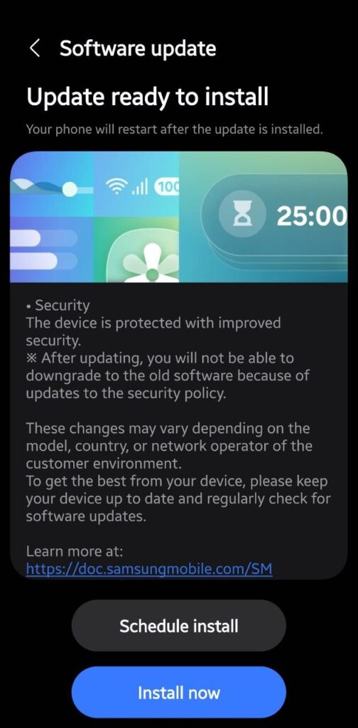 Samsung Software Update
