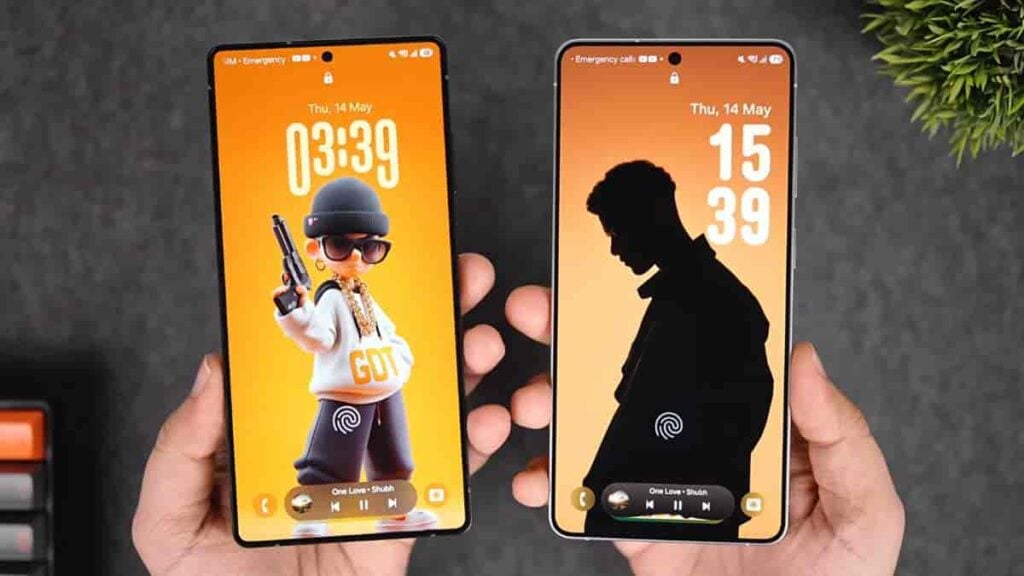 Samsung One UI 8.5 vs One UI 9.0 Lock Screen