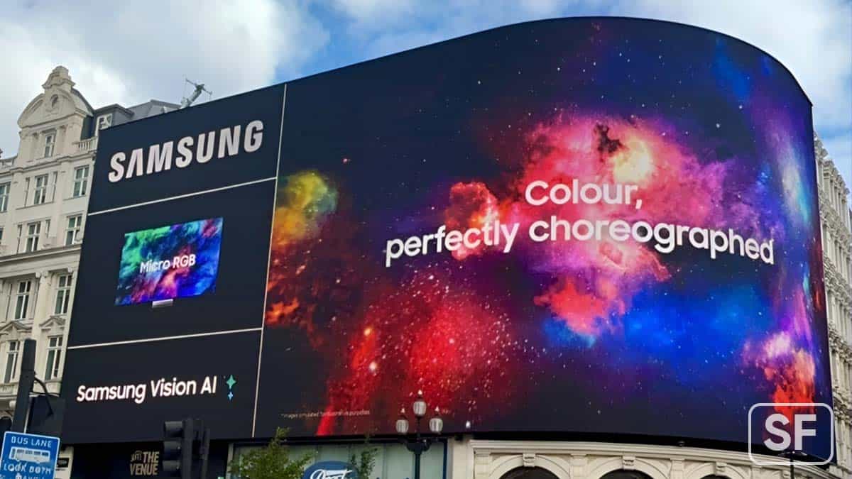 Samsung Micro RGB TV Billboard