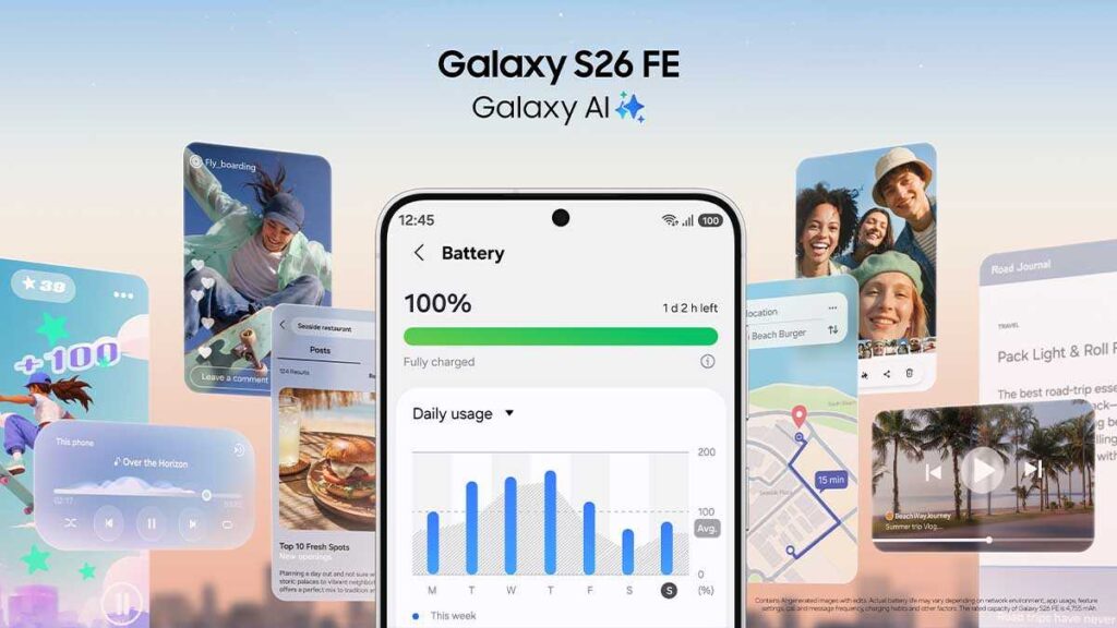 Samsung Galaxy S26 FE battery