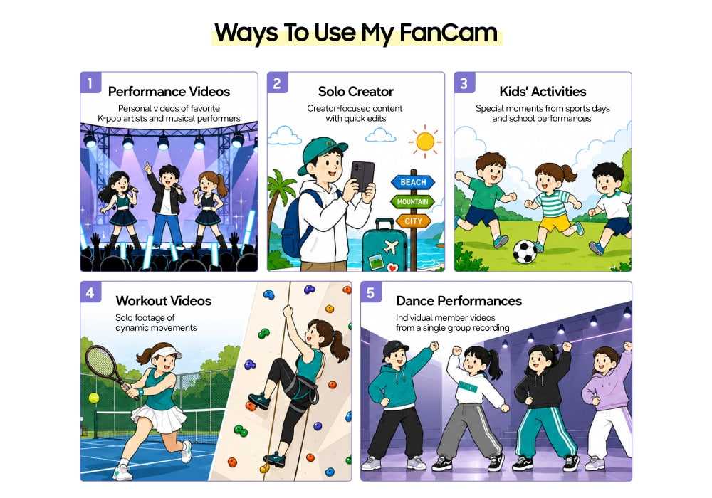 Samsung My FanCam tips