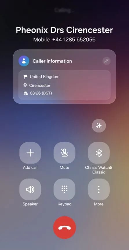One UI 9 Call Brief feature
