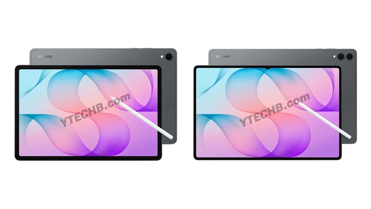 Samsung Galaxy Tab S12 Plus and Ultra renders