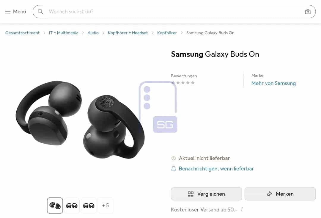 Samsung Galaxy Buds On Europe